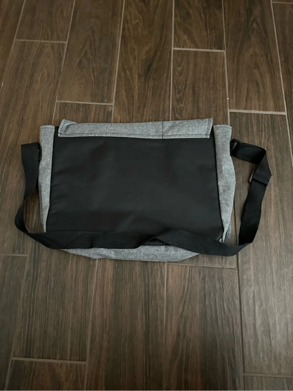 Gray Messenger Bag
